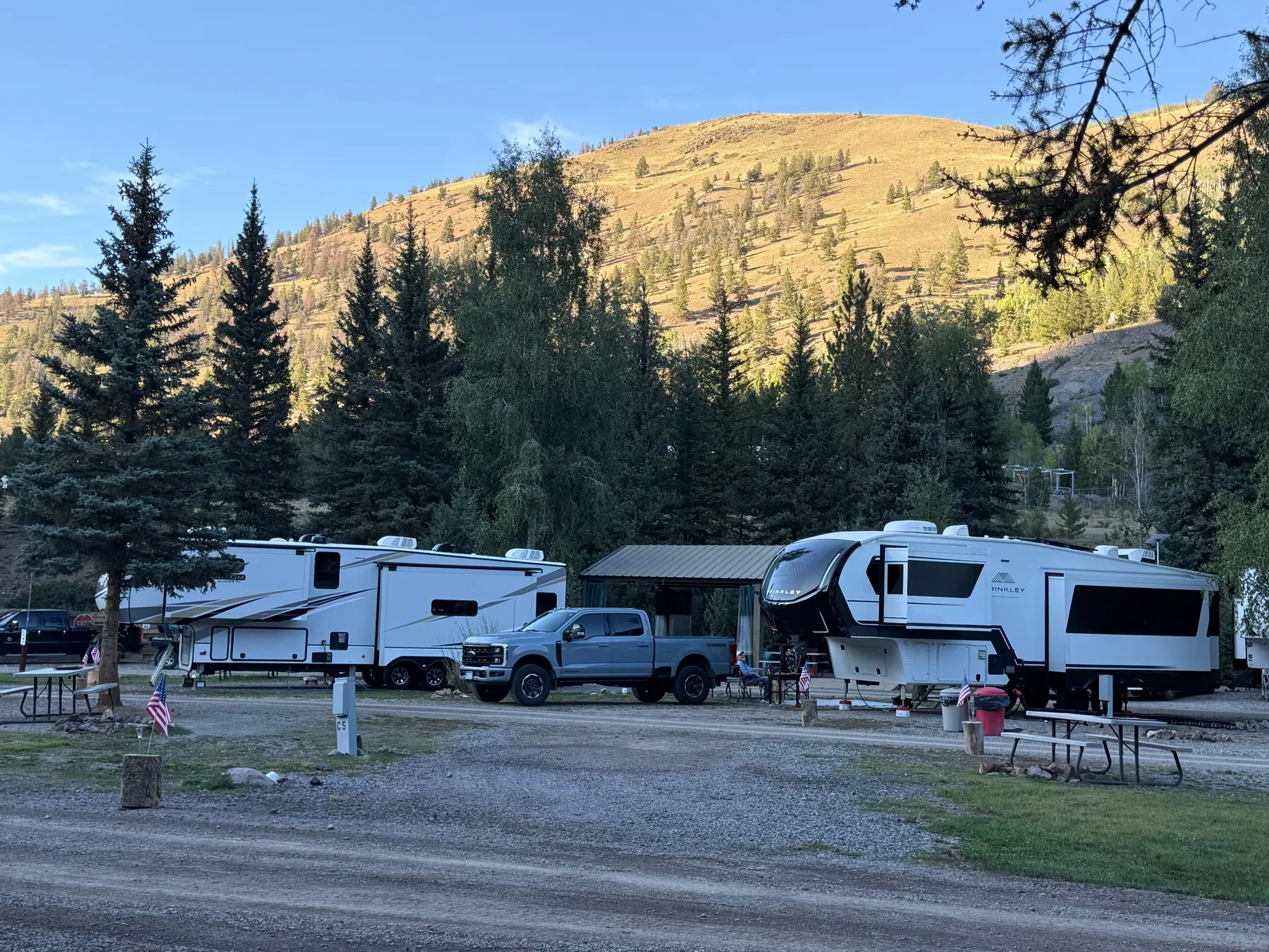 Woodlake RV Park Spacious Sites